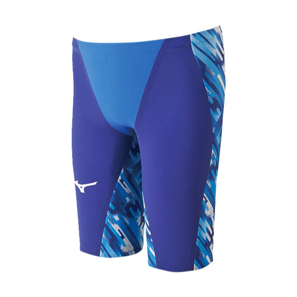 Roupa De Banho Mizuno GX-Sonic III MR Jammer - Homem - Azul Marinho/Branco - JWZYF9305